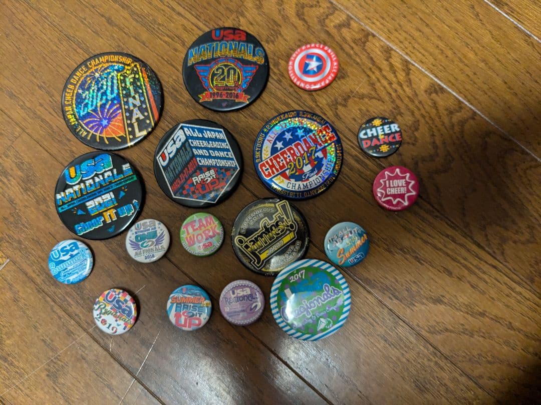 チアダンス大会 ピンバッジ19点
