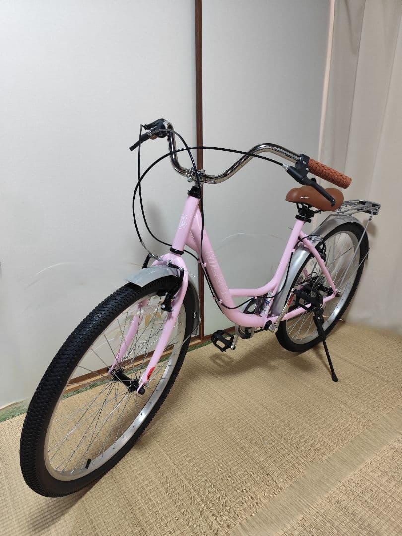 HILAND　シティサイクル　26インチ　7速　Vブレーキ　太タイヤ　新品未使用