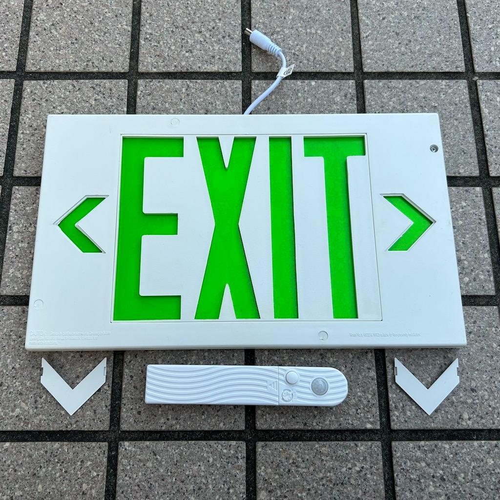 米軍　非常灯　看板　ミリタリー 白