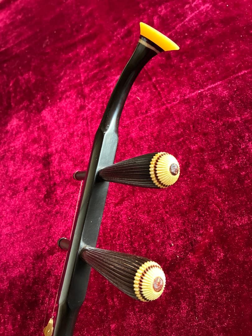 二胡★中古品★錦蛇本皮★完全手入れ★音など確認済み