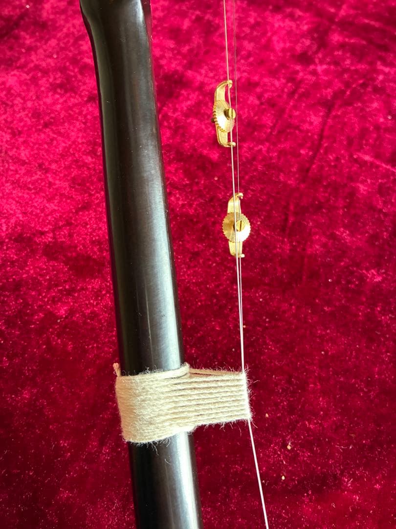 二胡★中古品★錦蛇本皮★完全手入れ★音など確認済み