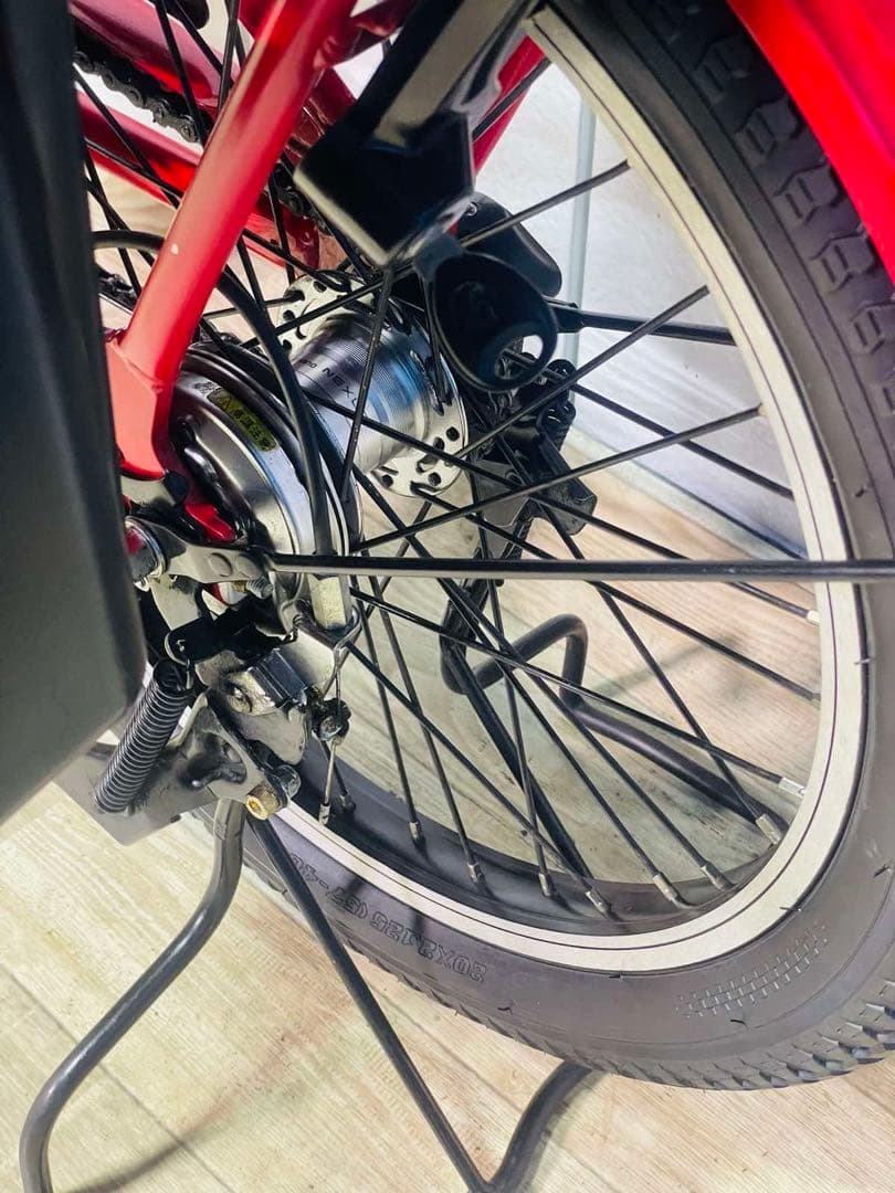 ★3052パナソニック16アンペア 20インチ子供乗せ電動アシスト自転車