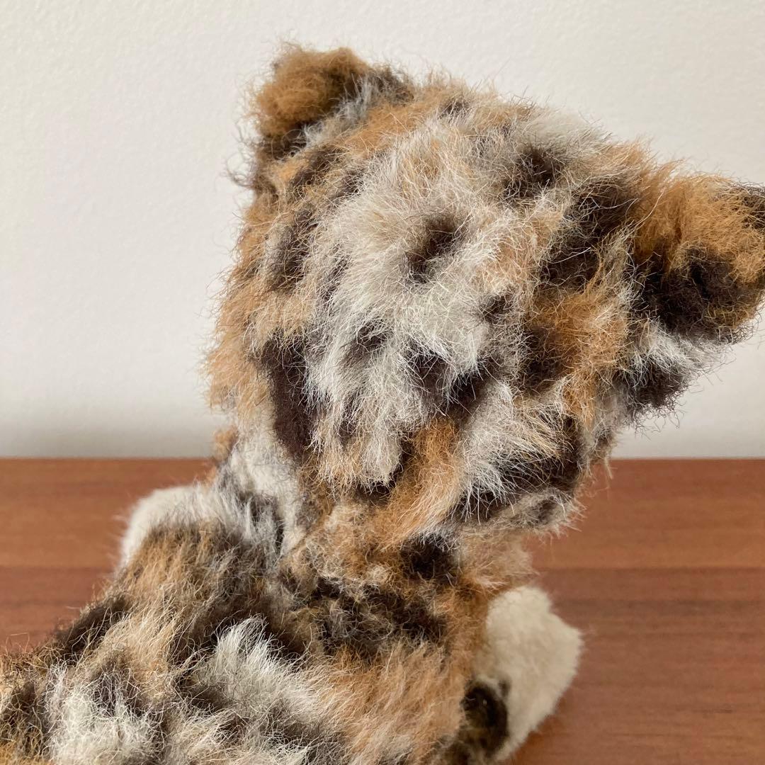 シュタイフ　猫　ネコ　茶トラ　ぬいぐるみ　ドイツ　ヴィンテージ