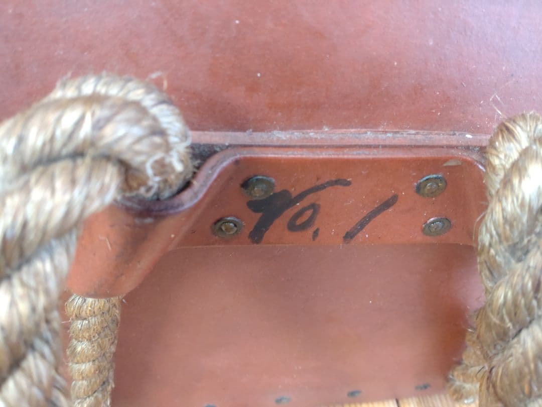 ボテ箱 昭和レトロ 蓋付き 朱いろ 古道具 コンテナ 硬質紙製