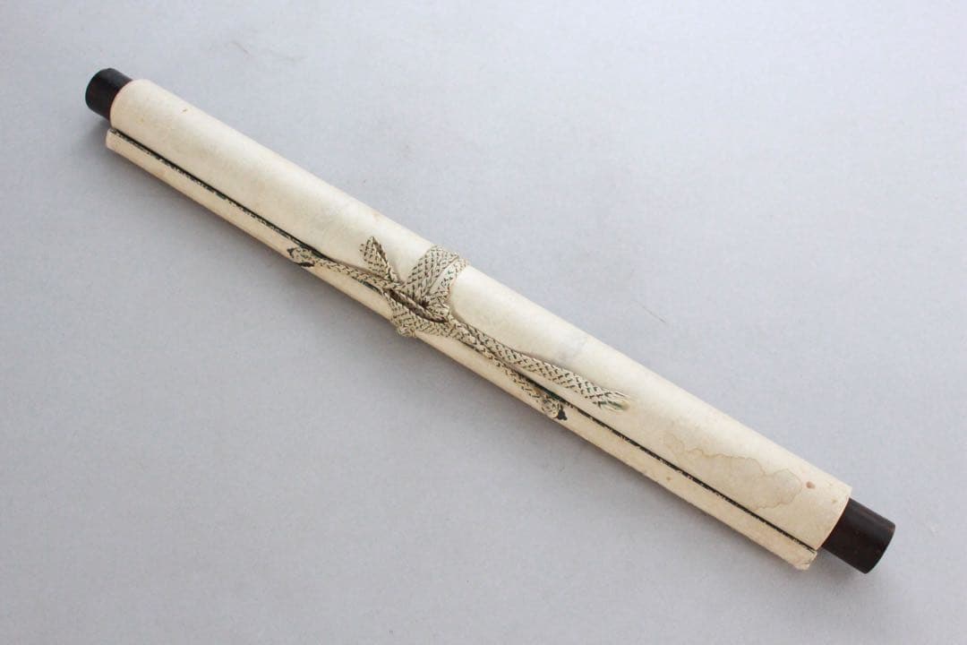 No4887 掛軸　仏教美術　日蓮曼荼羅　肉筆紙本　髭曼荼羅　古美術　送料無料