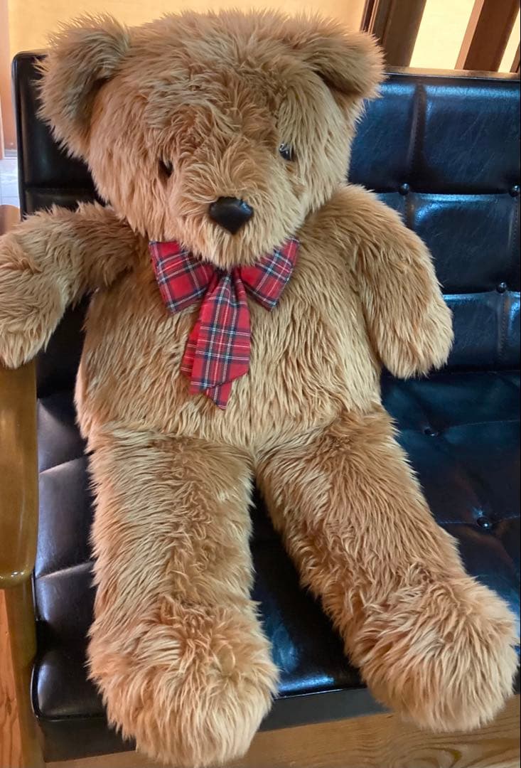 大きいテディベア　全長約75cmのクマのぬいぐるみ