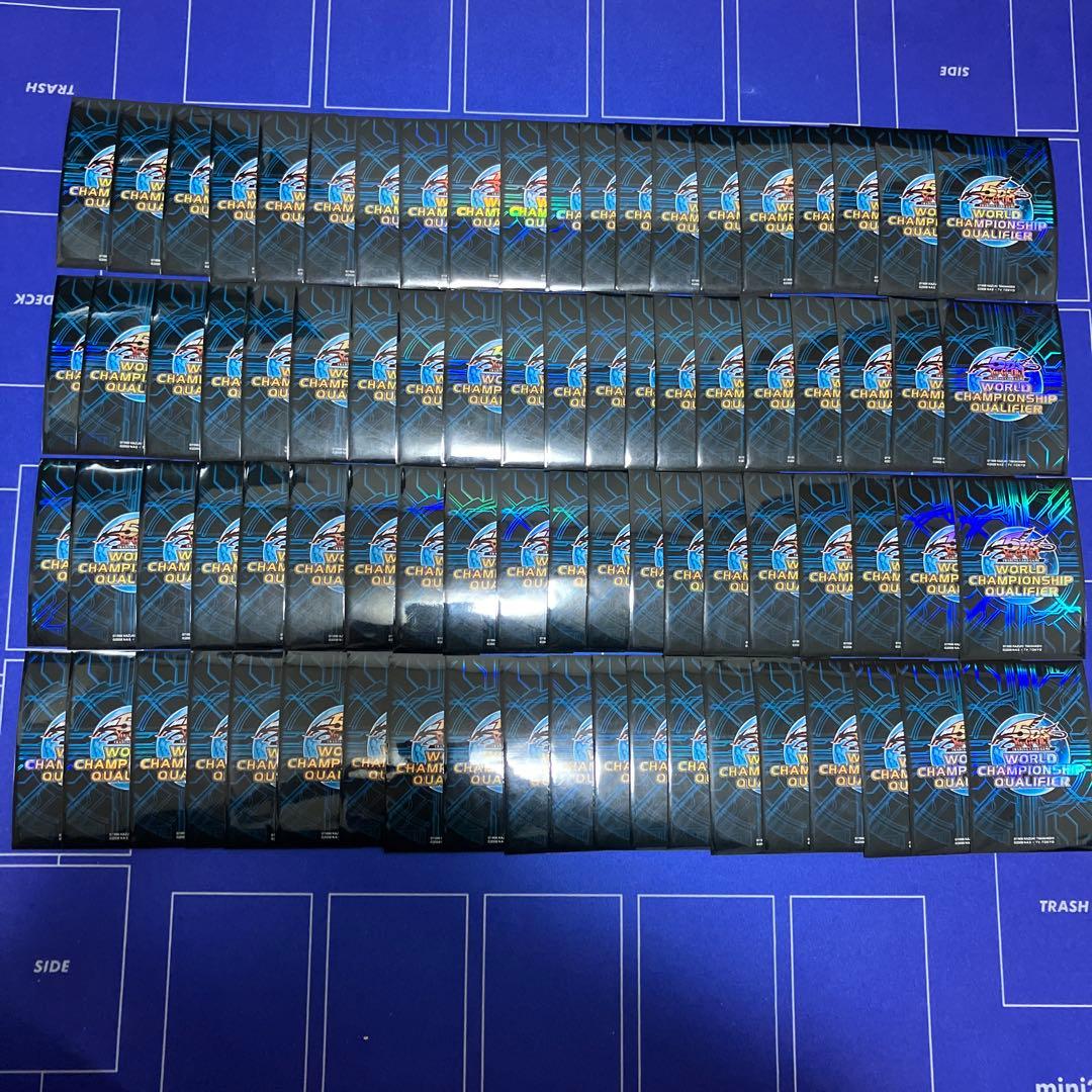 遊戯王　遊戯王 wcq 2010　青　スリーブ　80枚　②