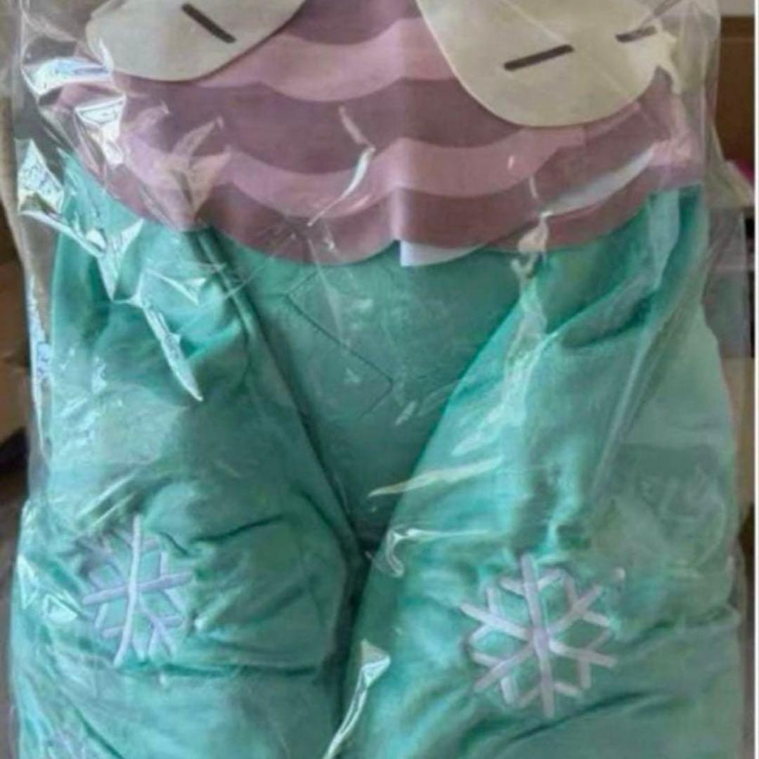 雪ミク2024 ふわぷち どでかジャンボぬいぐるみ　ボカロ　初音ミク