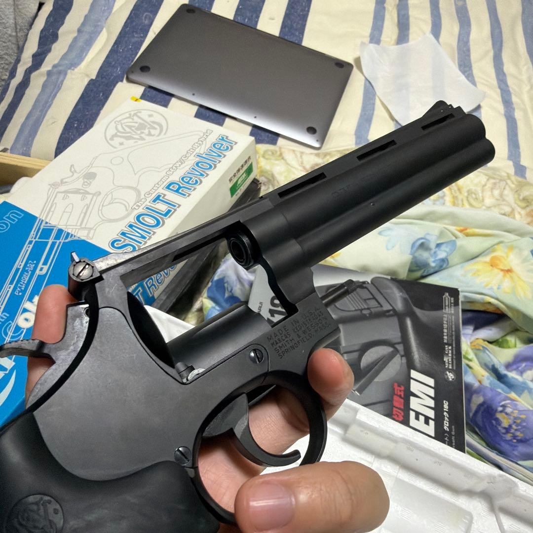 タナカ　6インチ　Python ガスガン ブラック