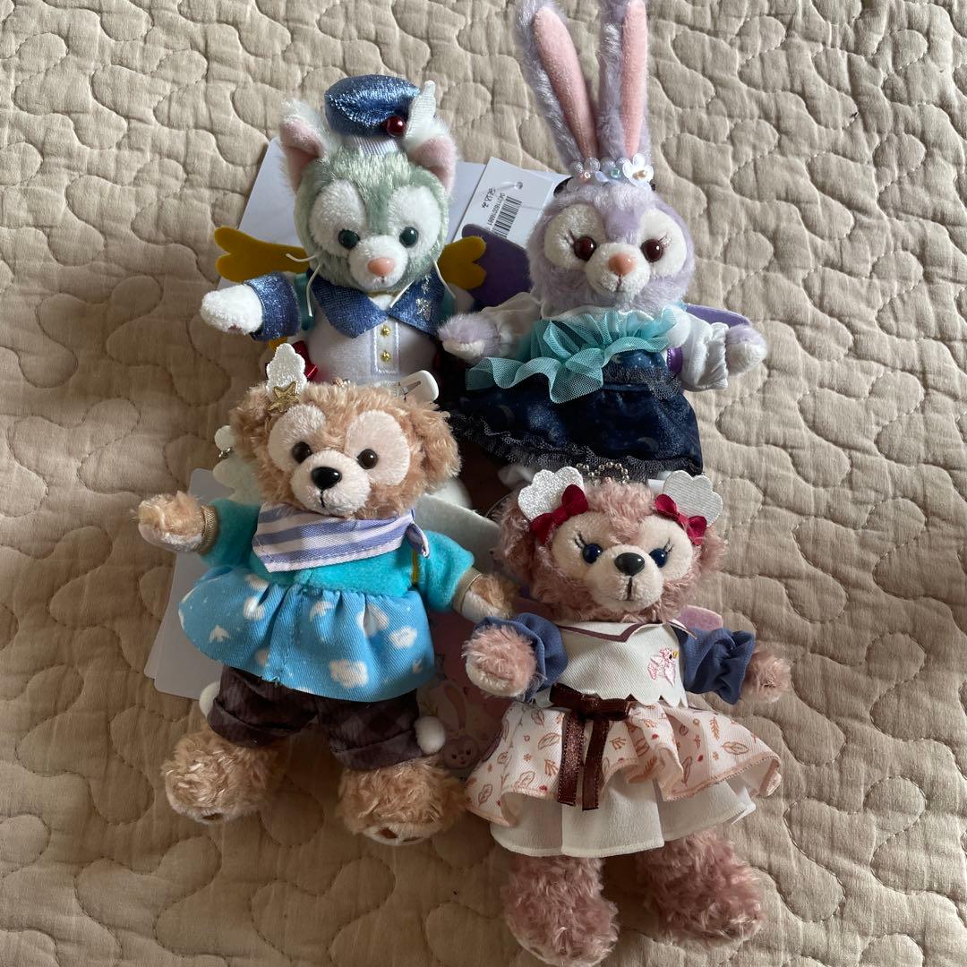 ウィッシングウィングス　ぬいぐるみバッジ　4個　コンプリート　タグあり　新品