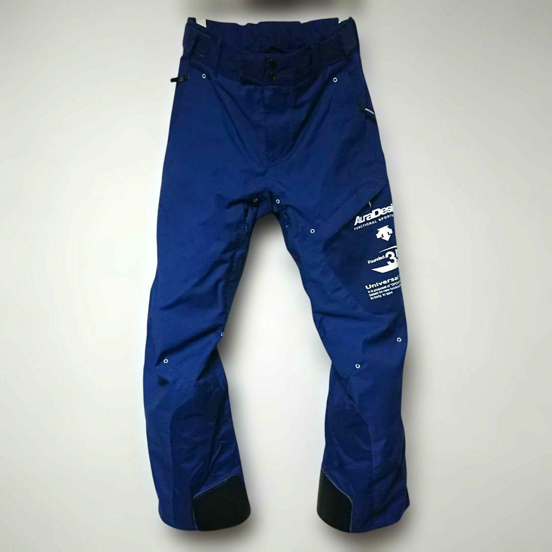送料無料【DESCENTE】ネイビーブルースキーパンツ O