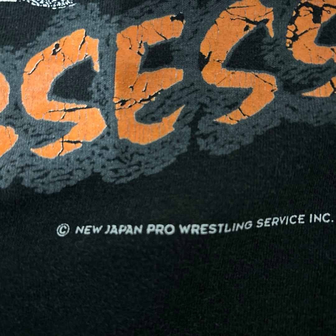 激レア　グレートムタ Tシャツ　青ペイント　新日本プロレス