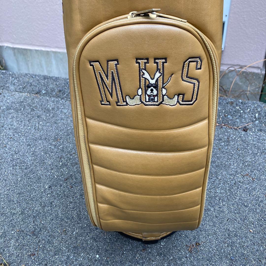 M-U SPORTS 高級レザーキャディバッグ　そこそこ綺麗です