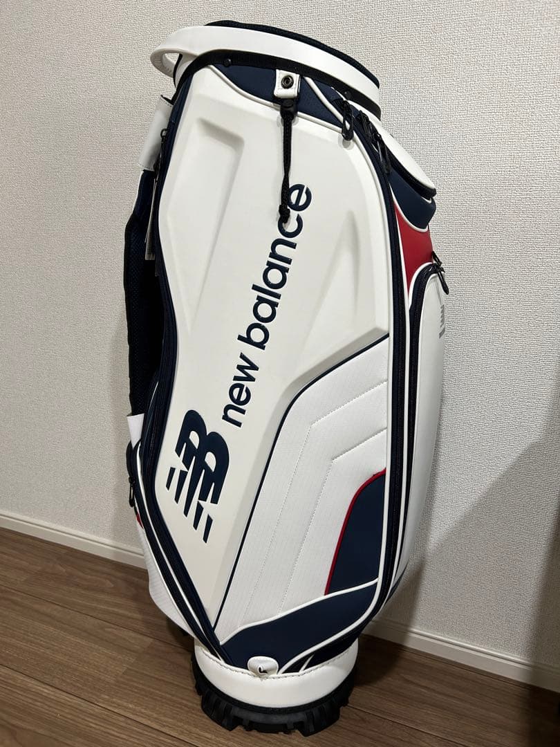 【新品未使用】new balance キャディバッグ ホワイト ネイビー