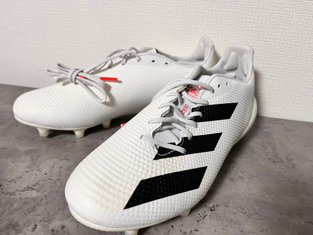 【新品】【箱無し】adidas PRIME ラグビースパイクホワイト　25.5
