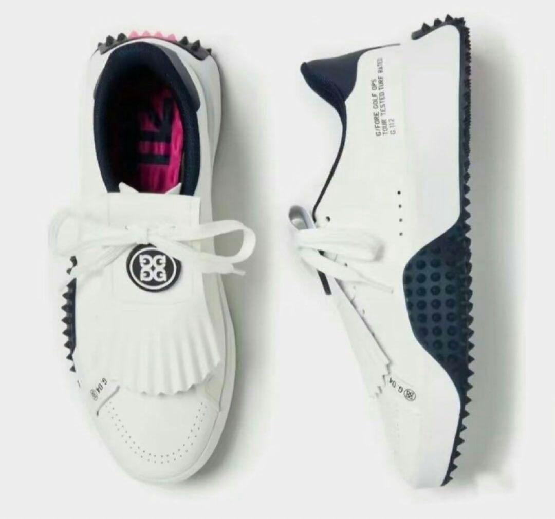 ジーフォアレディース 靴 ホワイト スニーカー ゴルフシューズG/FORE