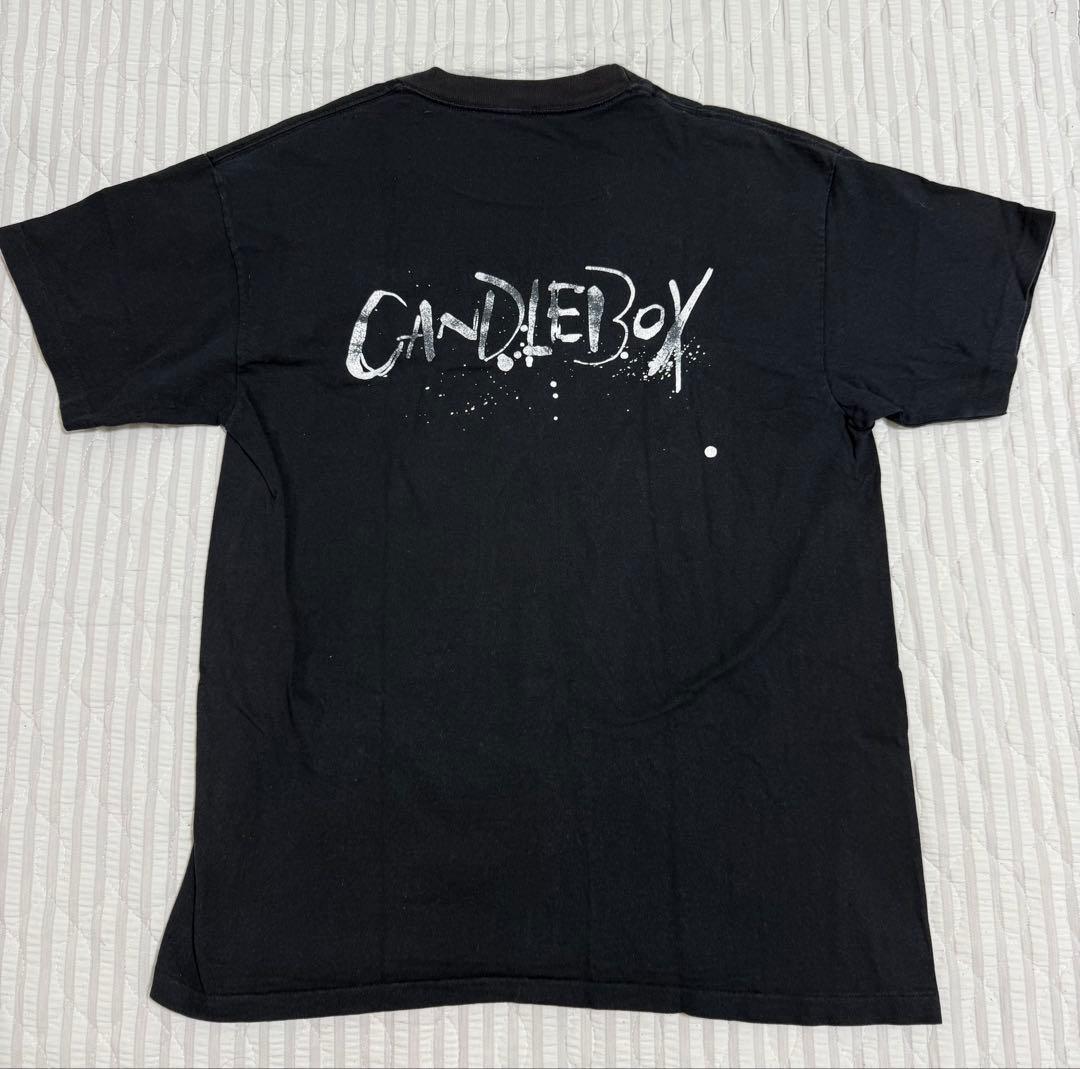 激レア 90s ヴィンテージ CANDLE BOX You Tシャツ 黒 USA