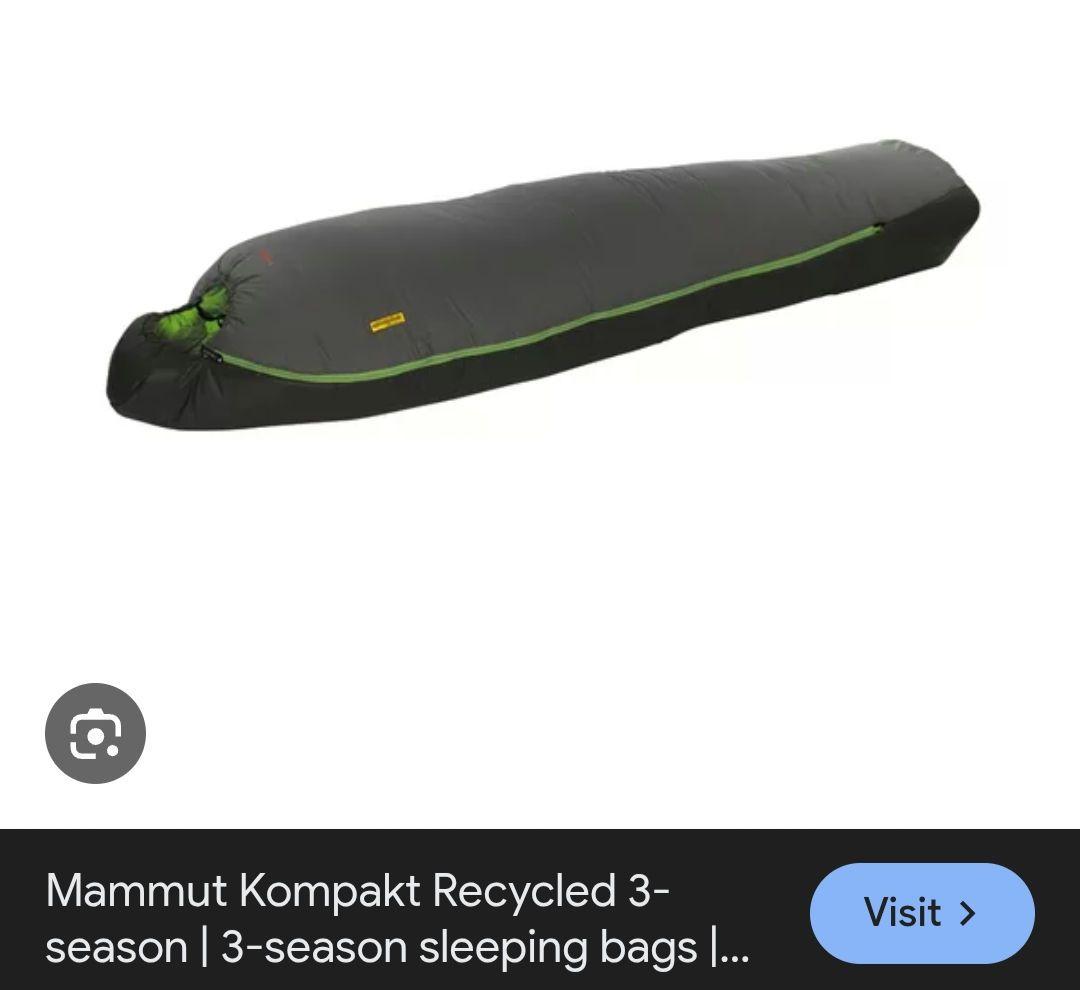 Mammut Ajungilak Compact マムートの寝袋　アウトドア用