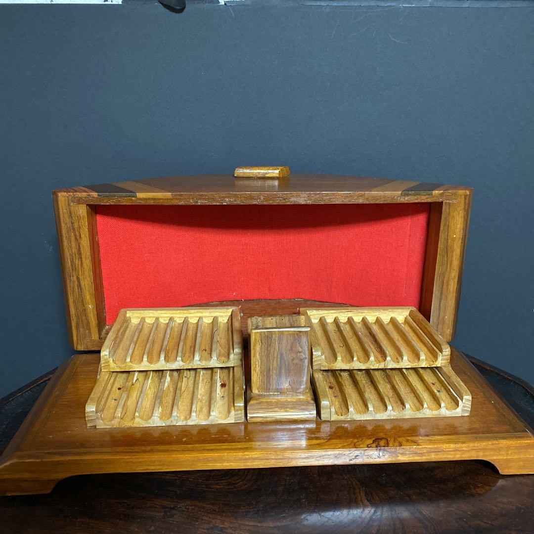 再お値下げしました。アンティーク　葉巻き収納ケース　シガーボックス