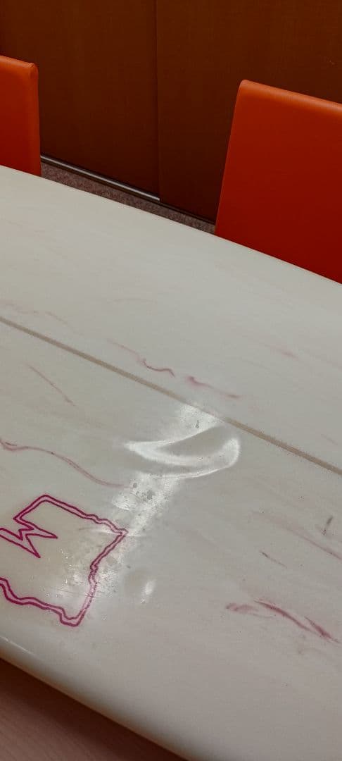 6.8 ミッドレングス　千葉、東京手渡し　ピンクマーブル柄