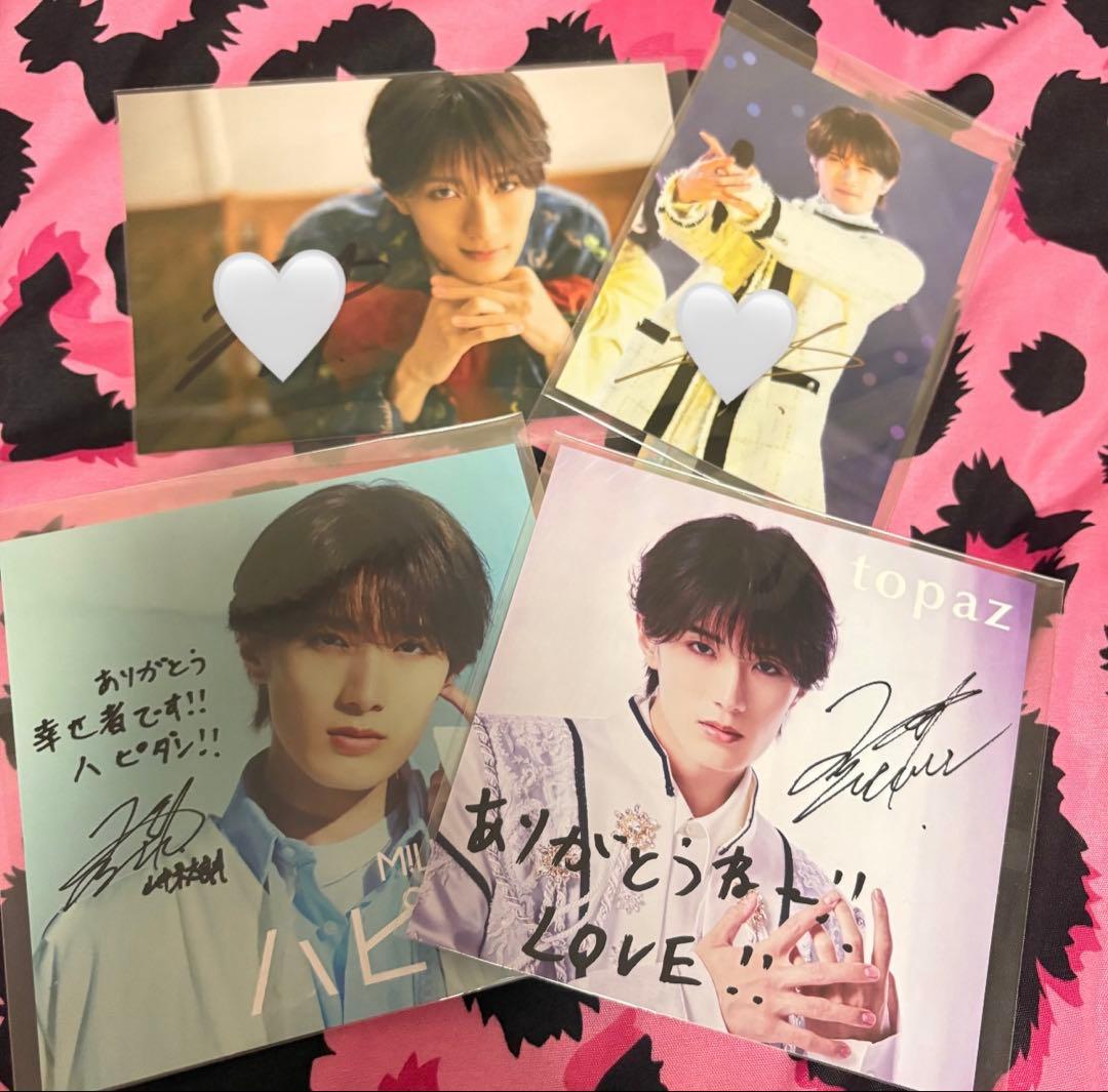 M!LK 山中柔太朗 サイン Jewel リスキャン 直筆