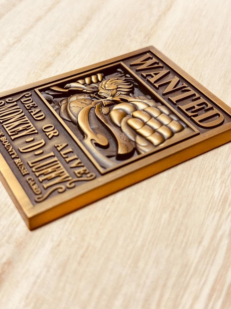 ルフィ ワンピース カード カード 3D 石板 アンティーク