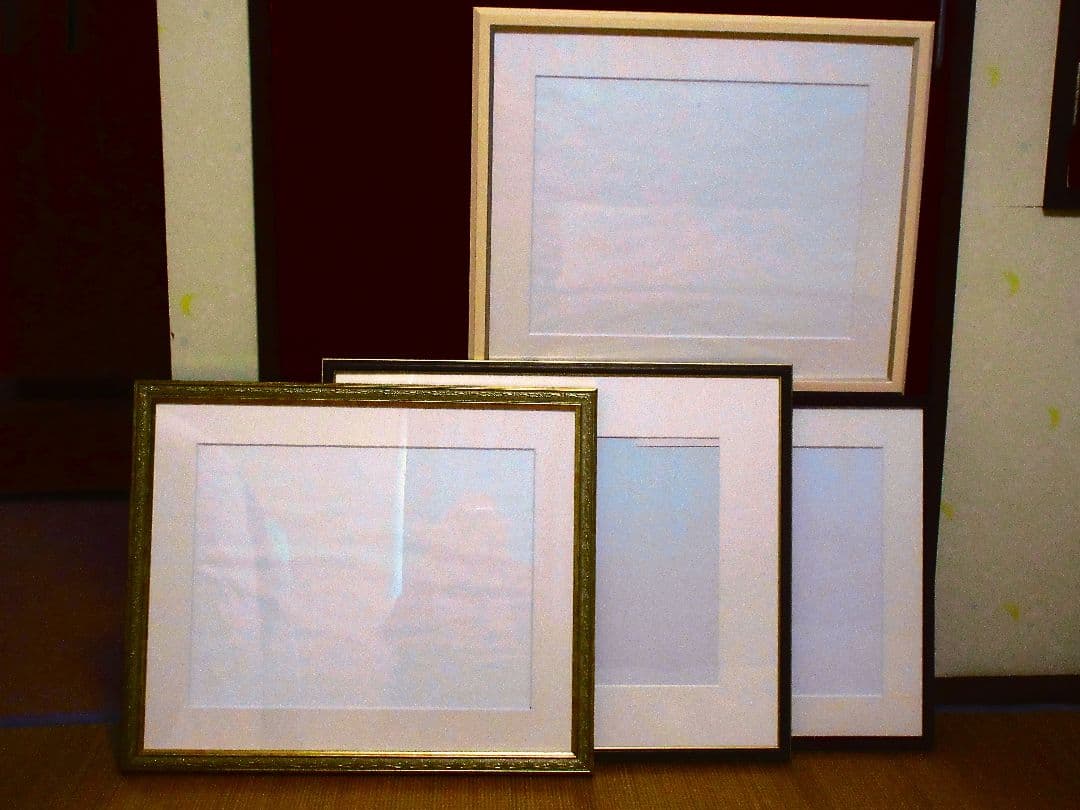 水彩画の花瓶 額装済み F6サイズ