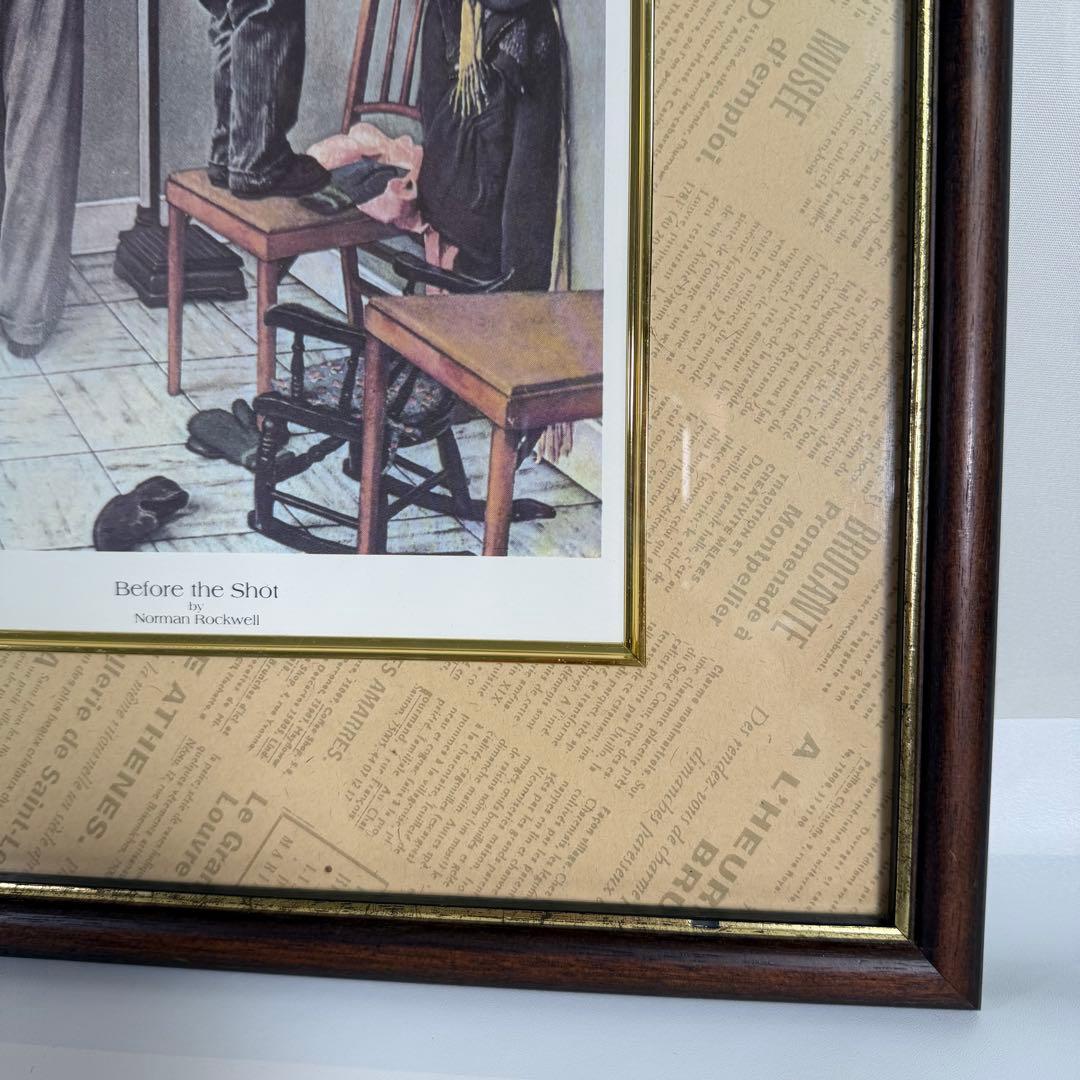 USA ヴィンテージ カーティス ノーマン・ロックウェル 額装 アート ポスター