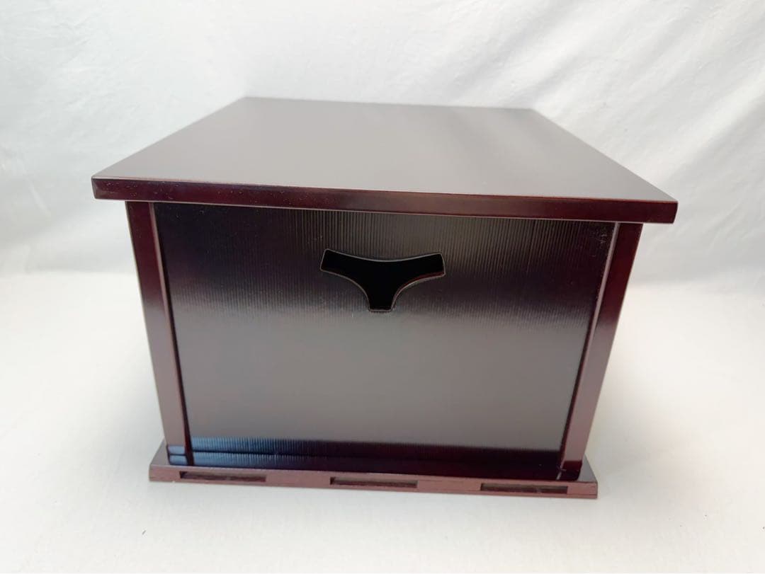 ほぼ未使用 茶道具 即中斎好写 糸目 小袋棚 銀摘み 組み立式 炉 風炉用 箱無