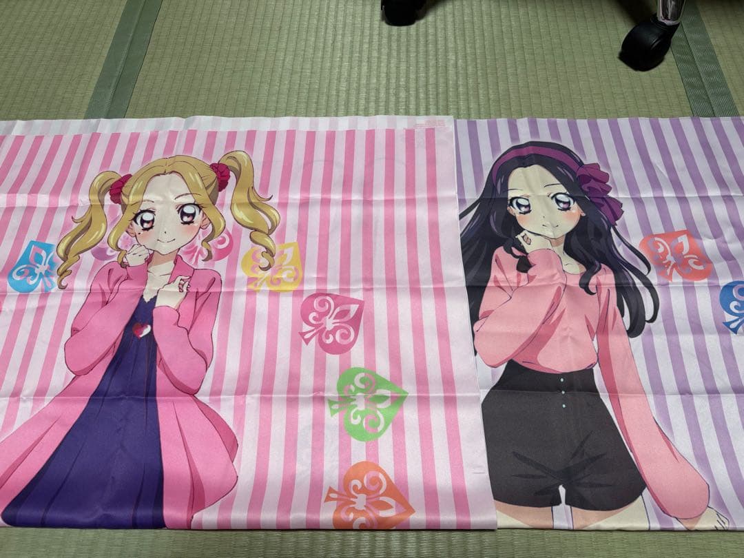 アイカツ 大地のの 白樺リサ B1布ポスター2枚セット