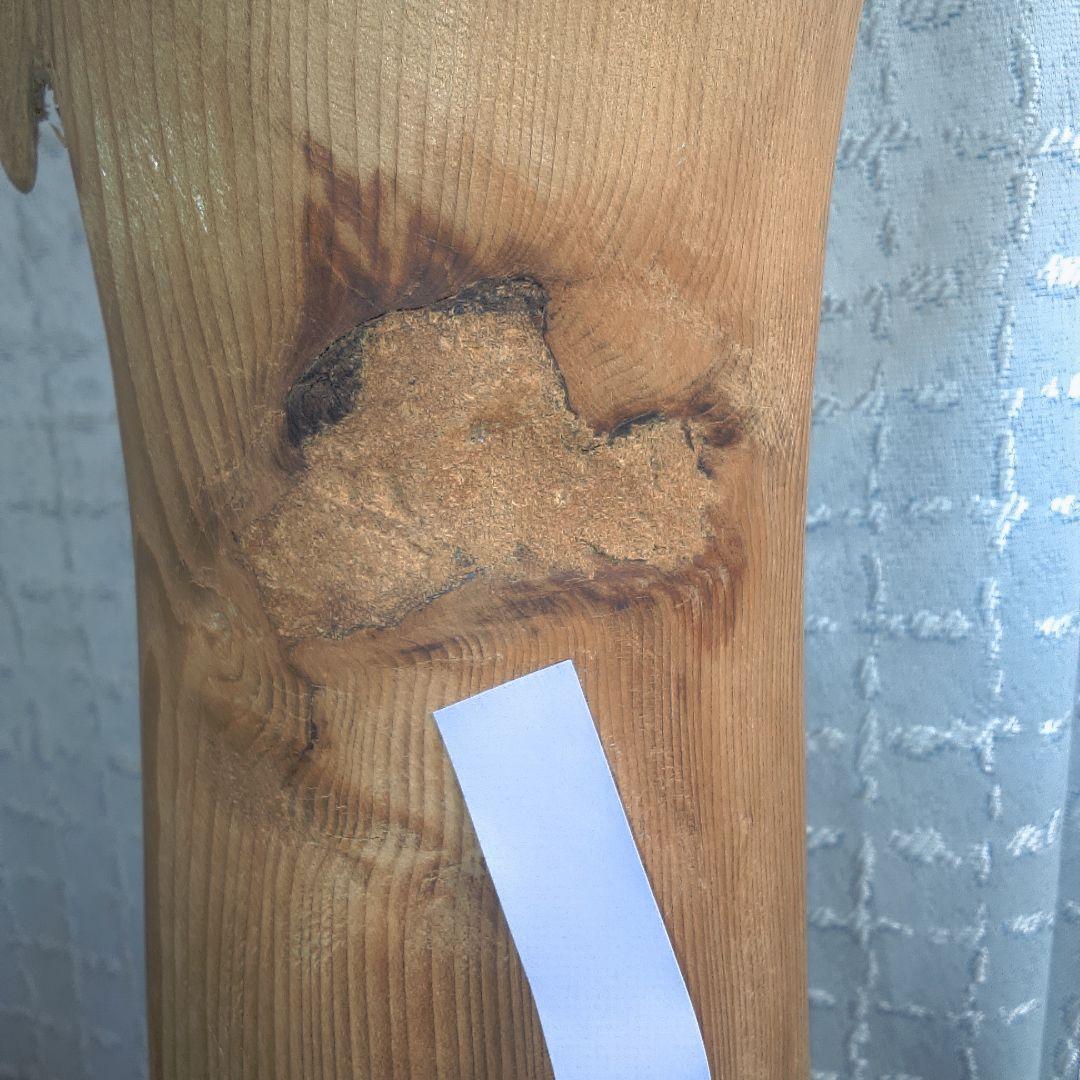 骨董２ 木製 日本人形 着物 約40cm