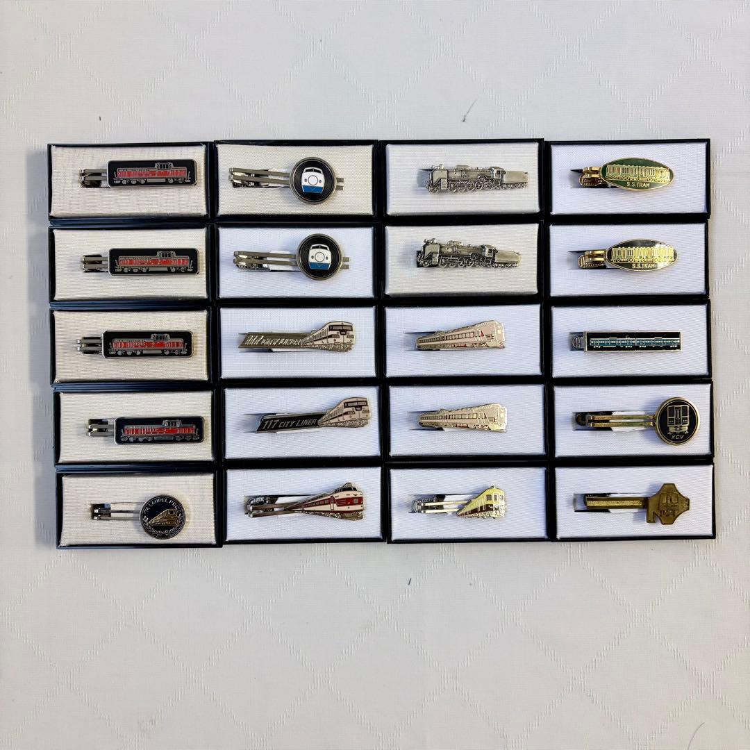 鉄道　国鉄　機関車　ネクタイピン　20個セット