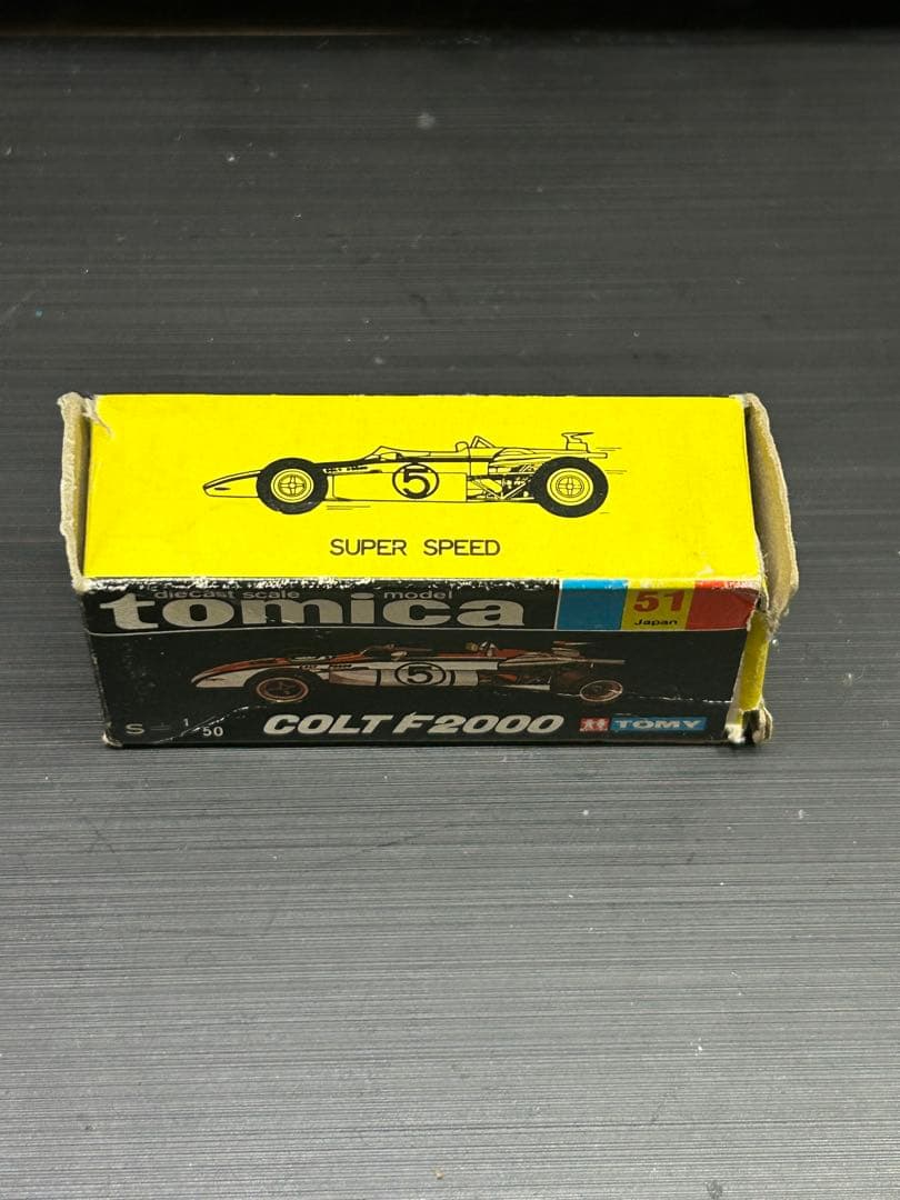 当時物　黒箱トミカ COLT F2000 ミニカー 1/50