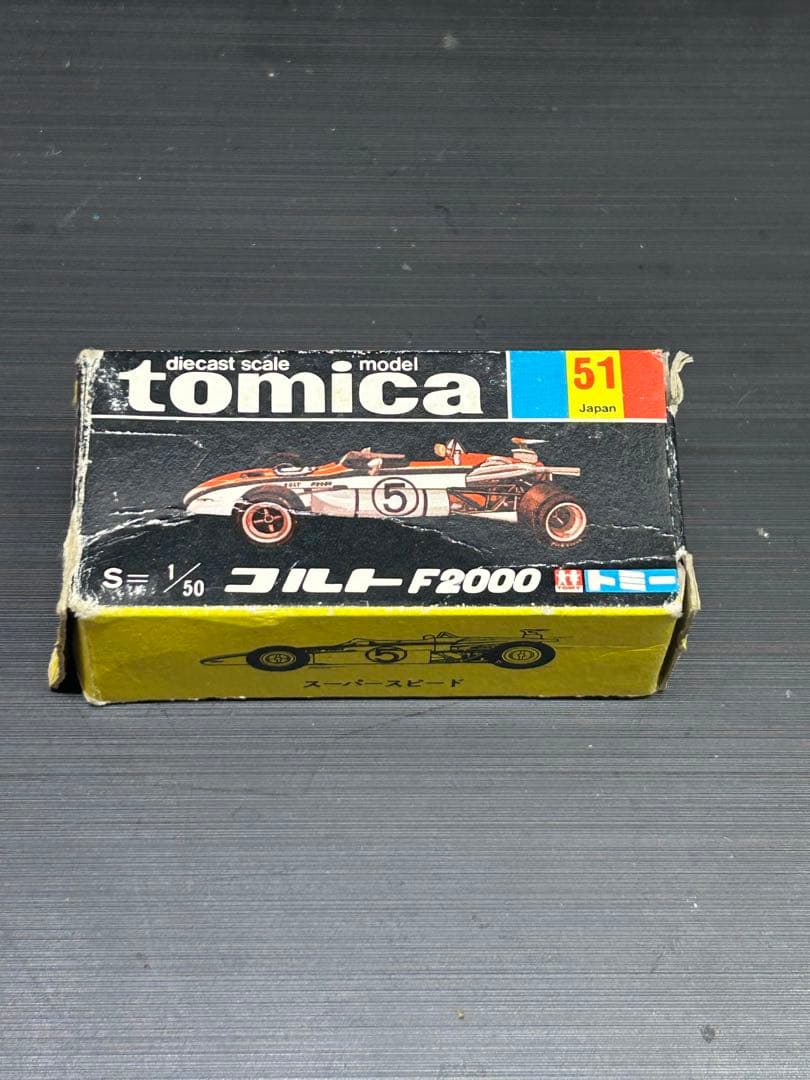 当時物　黒箱トミカ COLT F2000 ミニカー 1/50