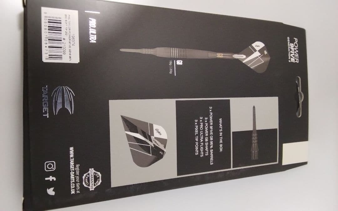 ターゲット!ダーツの神様!フィルテイラー!G 8!新品同品!ダーツセット20g