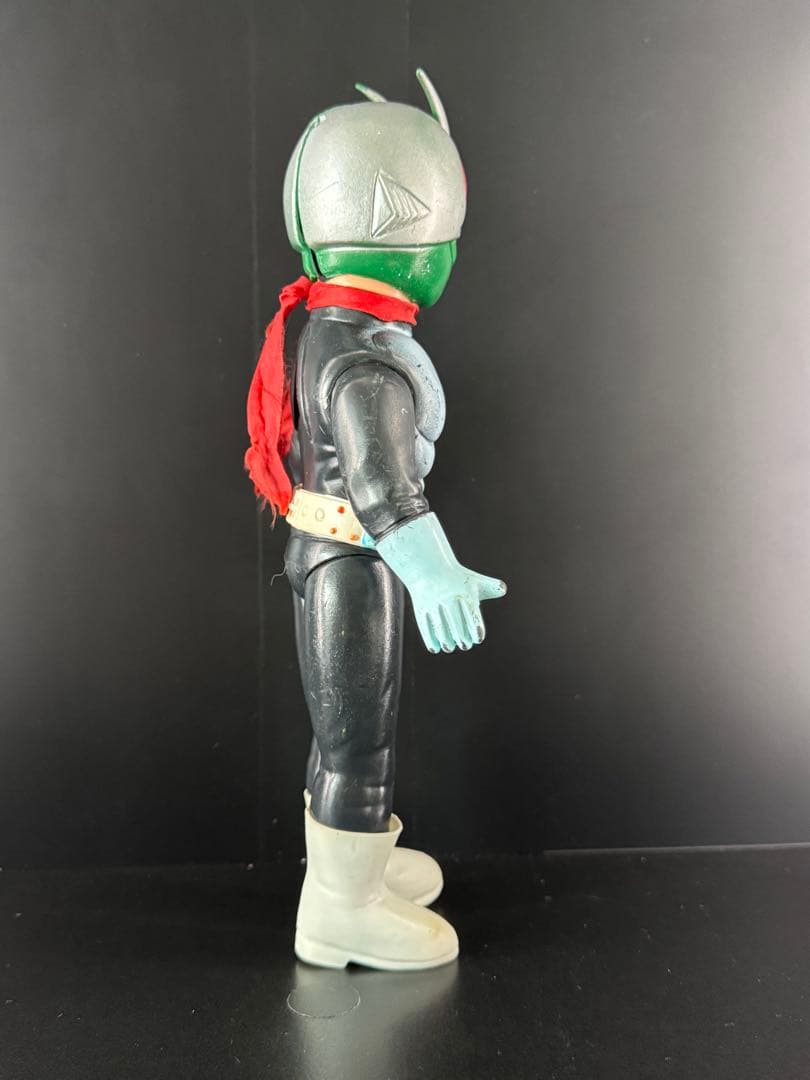 仮面ライダー 旧バンダイ ソフビ 面取れ