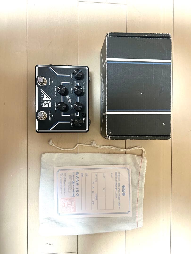 AG PREAMP DI PEDAL ベース用プリアンプ