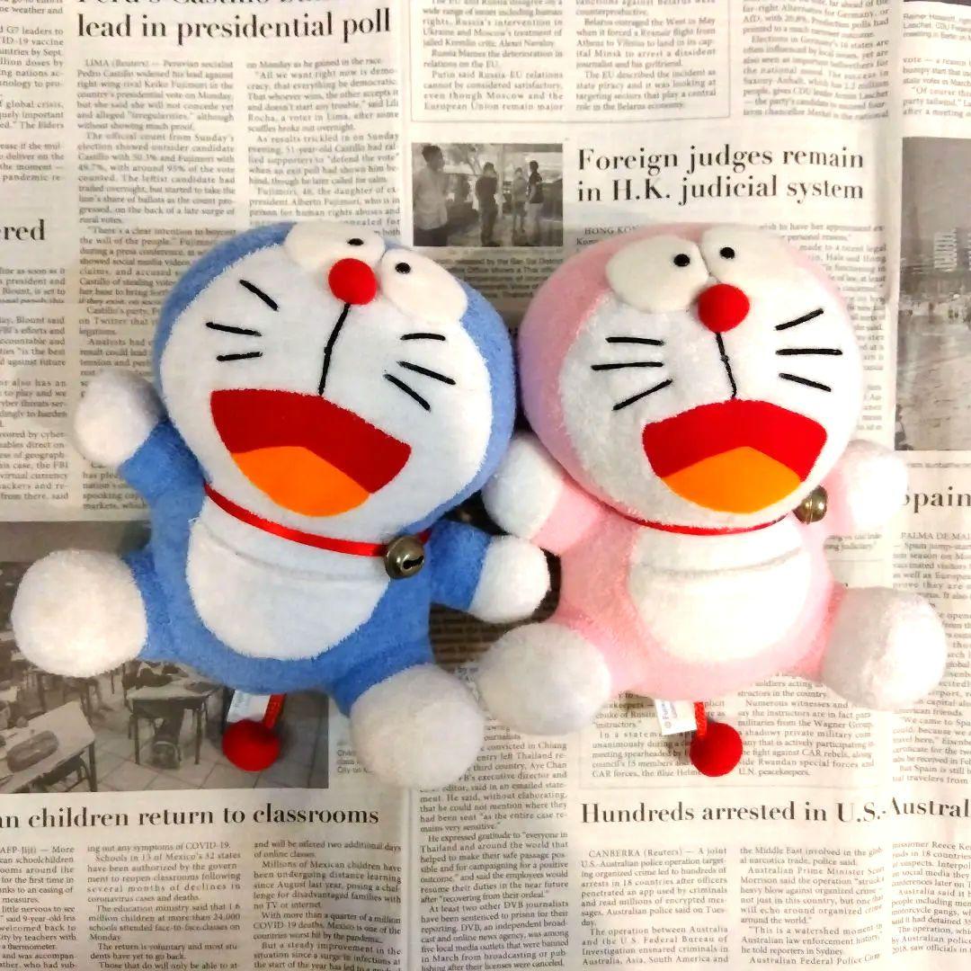 昭和レトロドラえもん Fujiko-Pro 1970超レアぬいぐるみ全長16cm