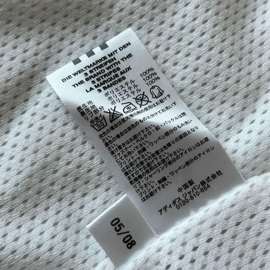 アディダス 00s Liverpool nylon jacket S white