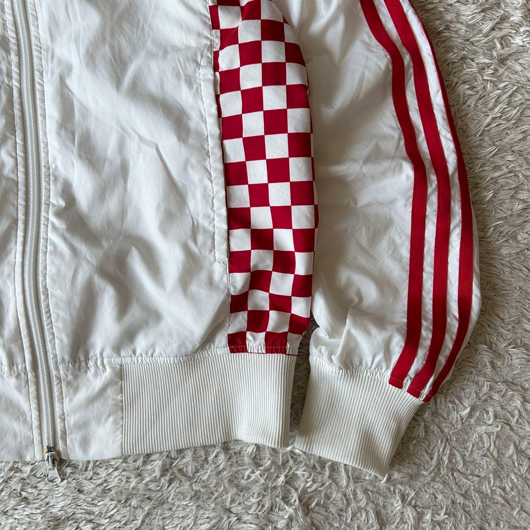 アディダス 00s Liverpool nylon jacket S white