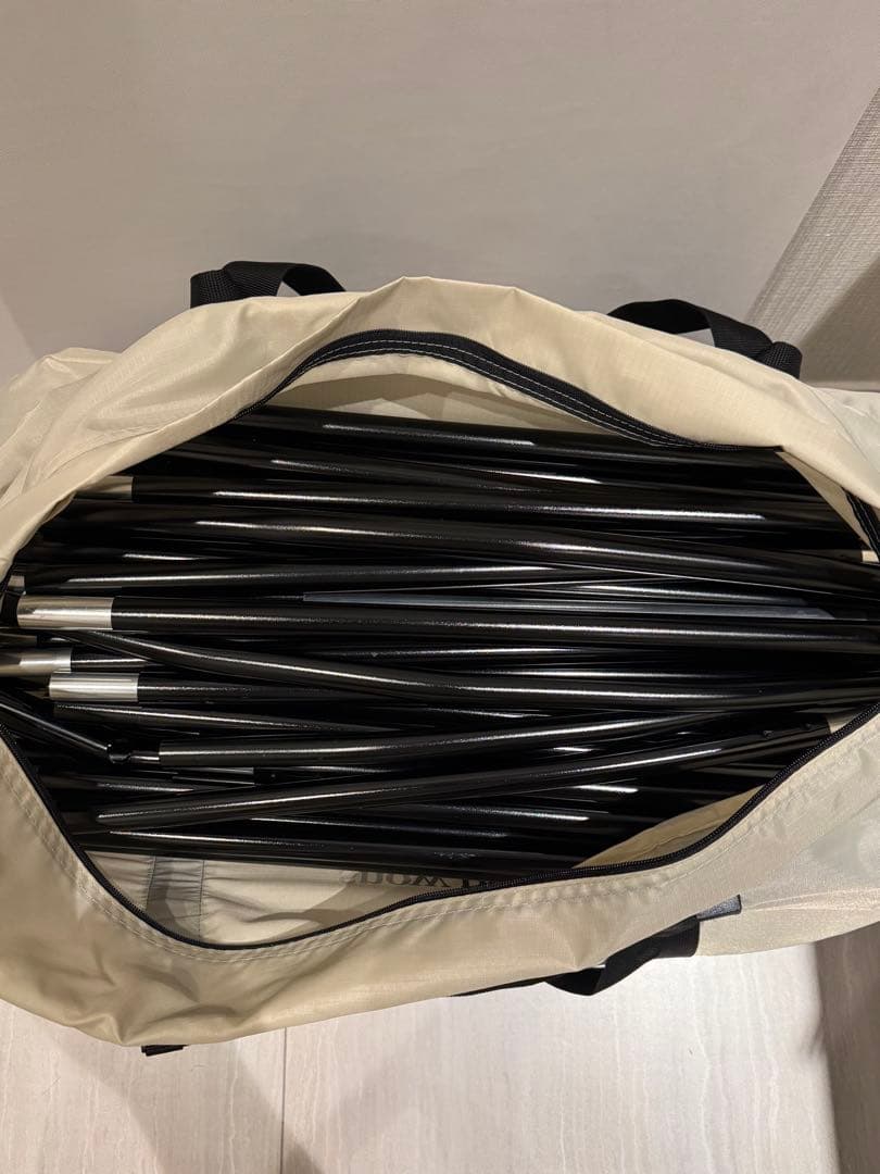 えだまめ スノーピーク ランドロックpro アイボリー アップライトポール