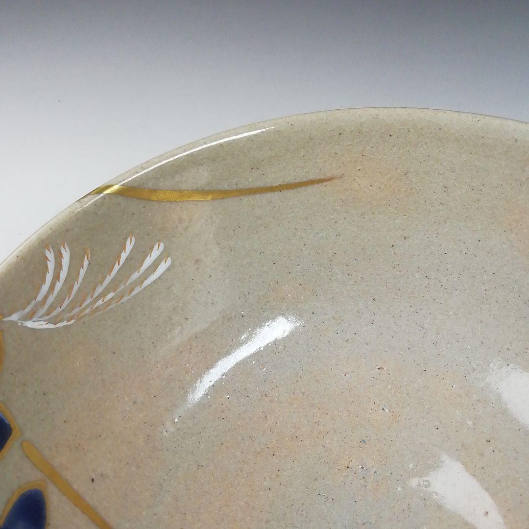 Ｔ７６２　茶碗　『色絵　むさし乃』『萬古焼』『松古窯　藤山 造』　共箱　茶道具