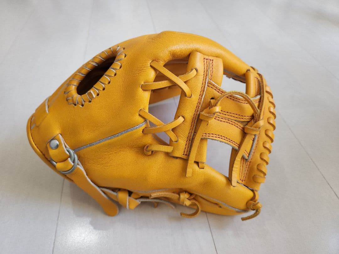 Asics 軟式グローブ イエロー