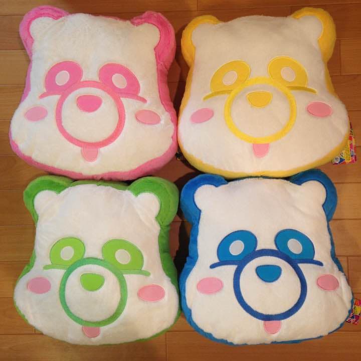 【新品☆】☆AAA えーパンダ ふさふさ フェイスクッション 全7種セット ☆