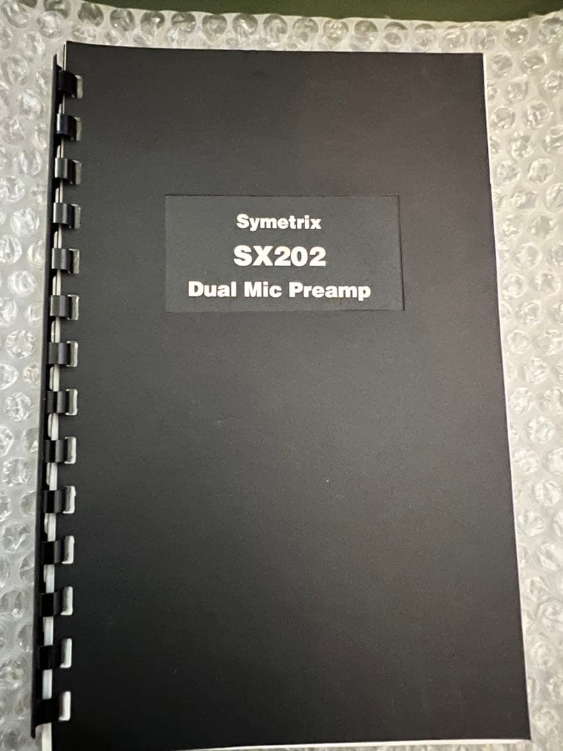Symetrix SX202 マイクプリアンプ　90年代新品未使用デッドストック