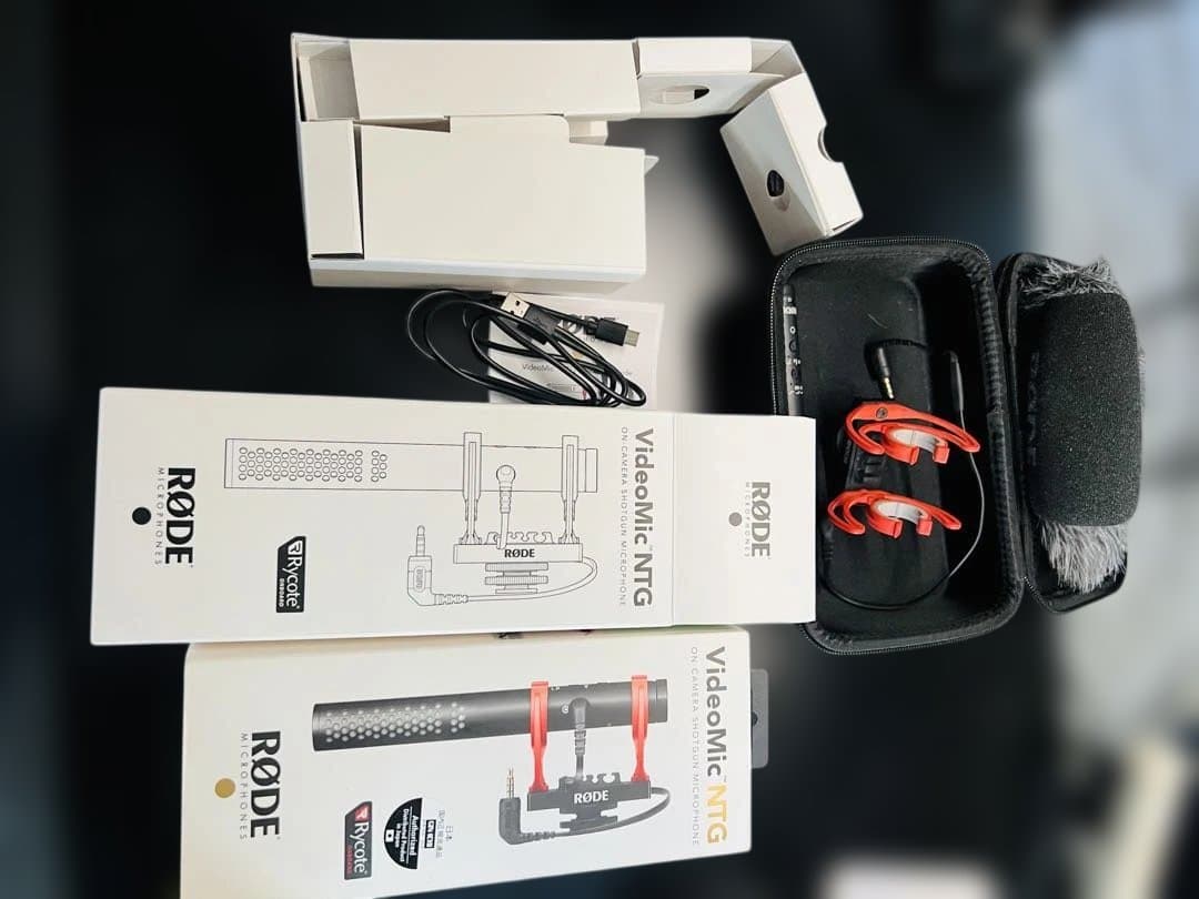 RODE VideoMic NTG ウィンドシールド、ケース付き