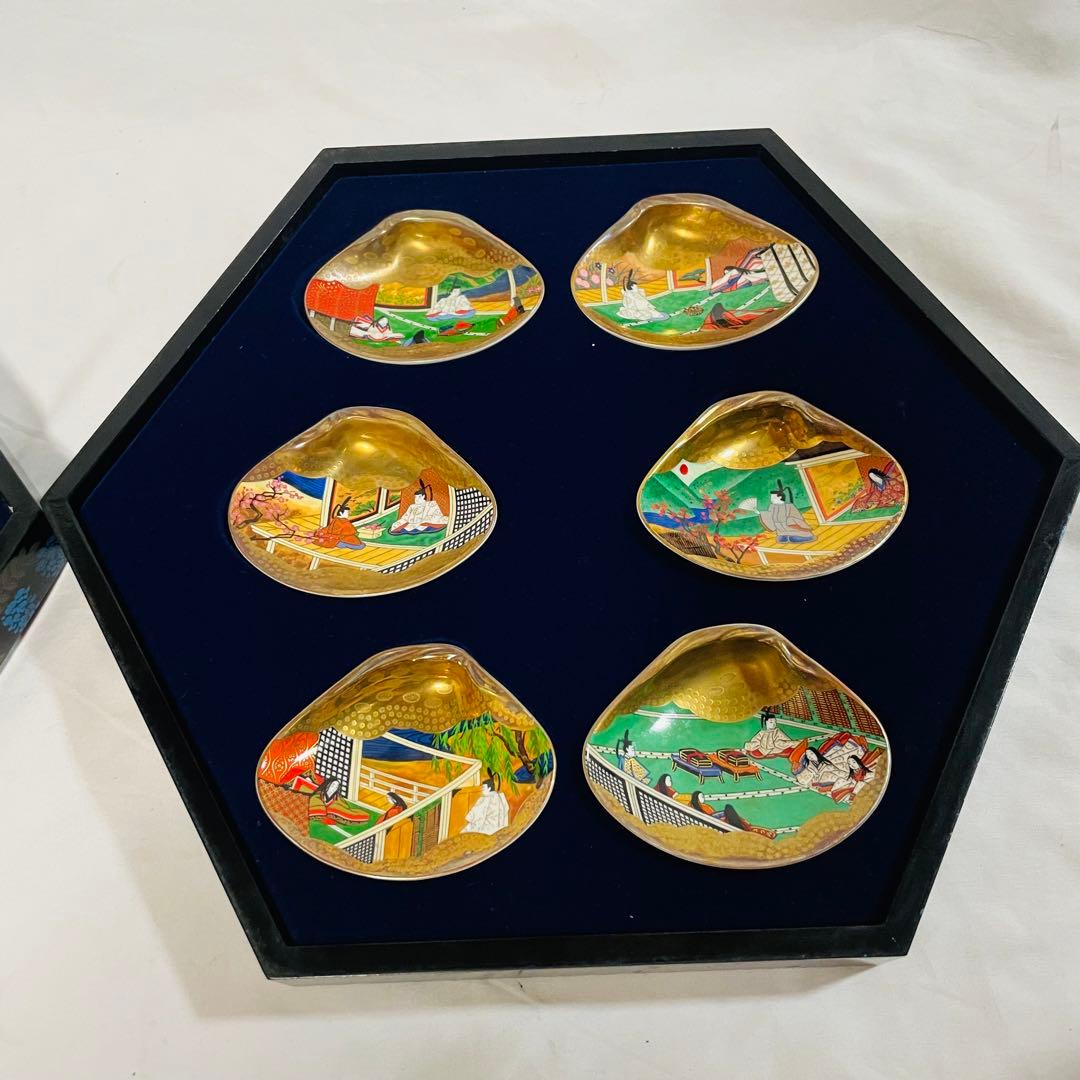 フランクリン画廊 徳川黎明会監修 源氏物語貝合せ ボーンチャイナ　限定版