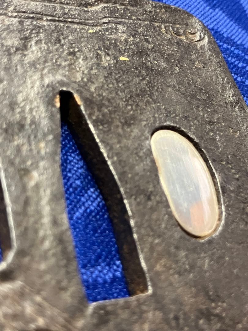 自然の風景 鍔(つば) 約6.5cm 鉄鍔