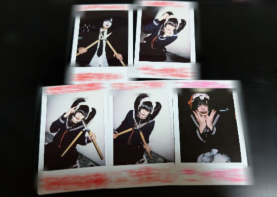 鮮血A子ちゃん 滅多刺しひろくん チェキ 5枚セット