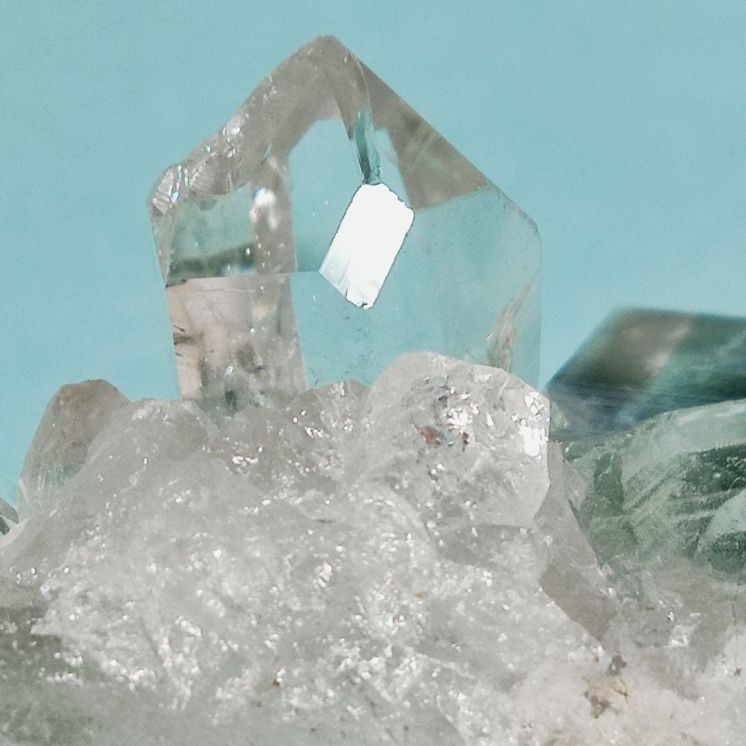 パワーストーン　天然石　ガーデンクリスタル　キーパー入り　34g　No.882